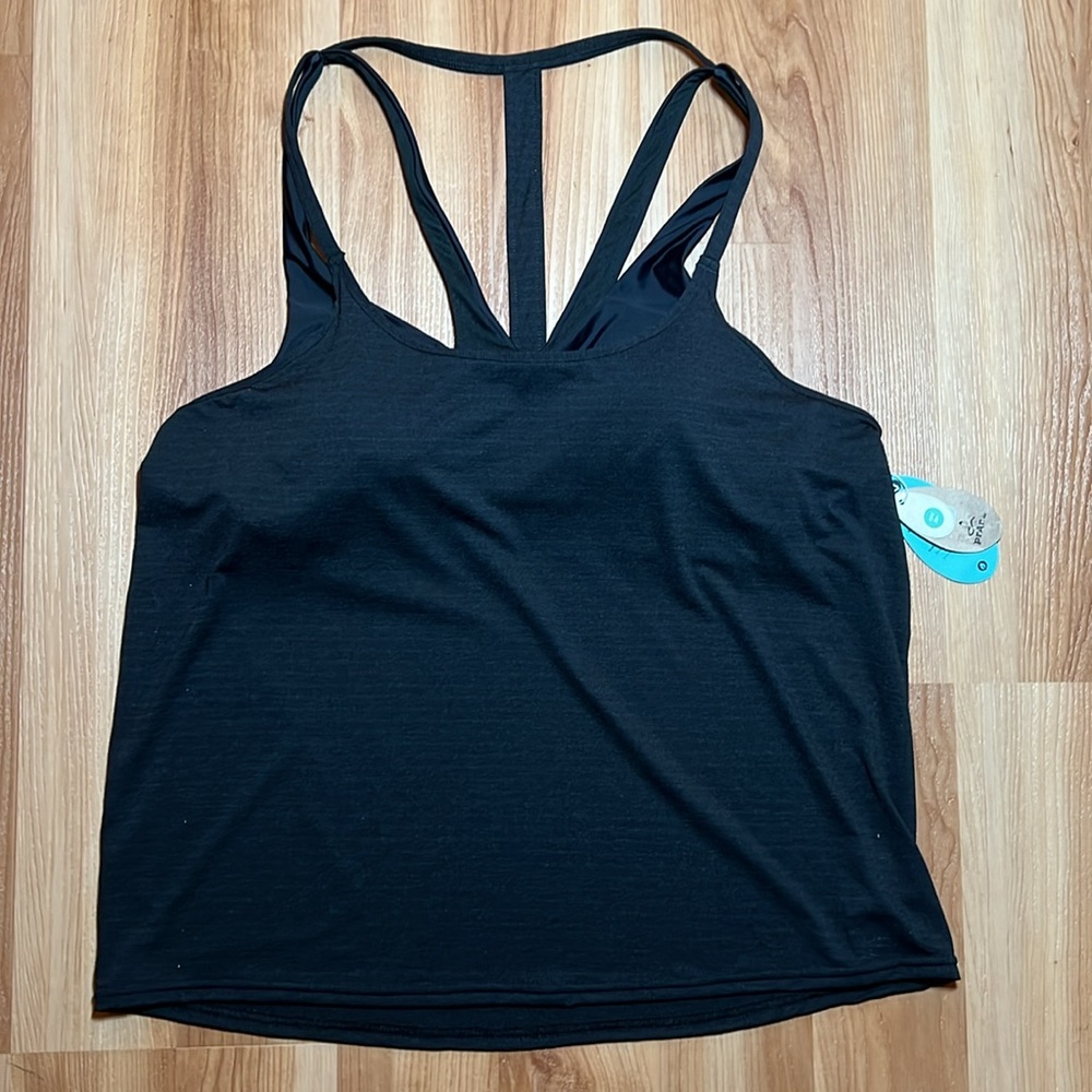 Prana Ainsley Tankini Top/ Built In Bra Top